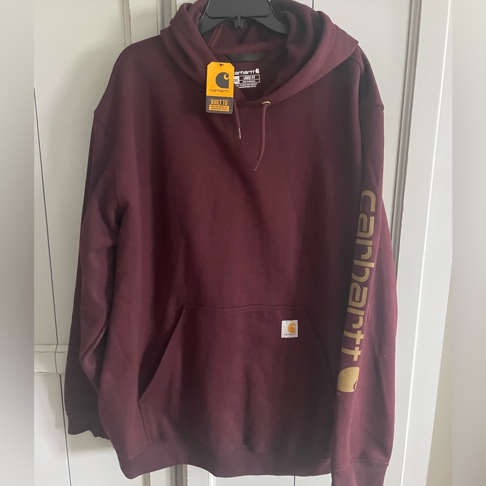 Carhartt NWT Maroon Sweatshirt 2XL